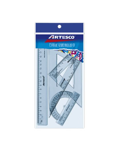 Reglas estuche geometrico Artesco
