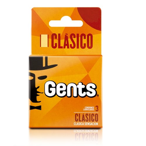 Preservativo Gents clasica sensacion x 3 und
