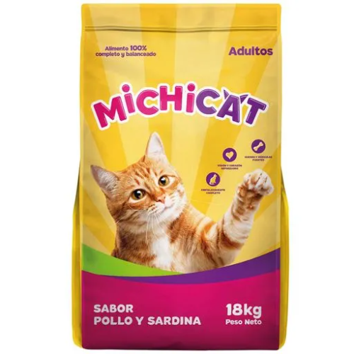 Michicat adulto sabor sardita y pollo