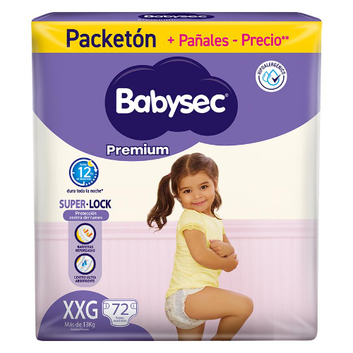 Pañal babysec premium XXG