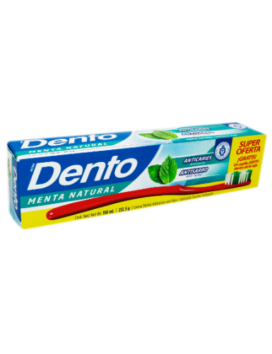 Pasta dental dento ultra fluor 150ml con cepillo
