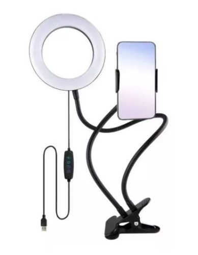 Aro LED de mesa