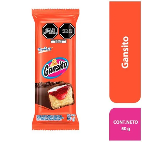 Pastelito Gansito MARINELA Bolsa 50gr