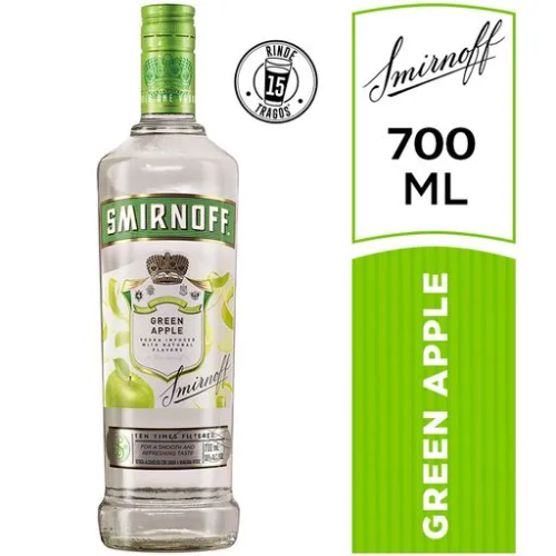 Smirnoff green apple 700ml