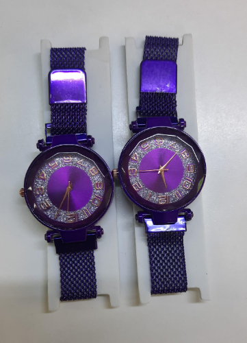 Reloj morado para damas
