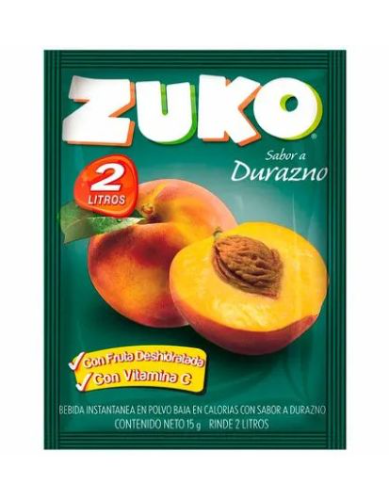 Zuko sabor durazno 15gr