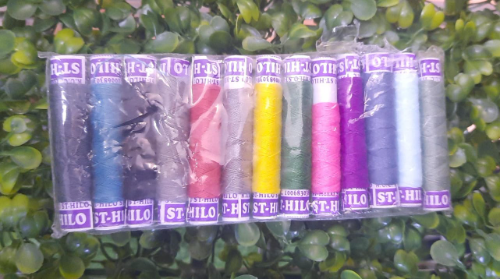 Hilos de colores x 12 und
