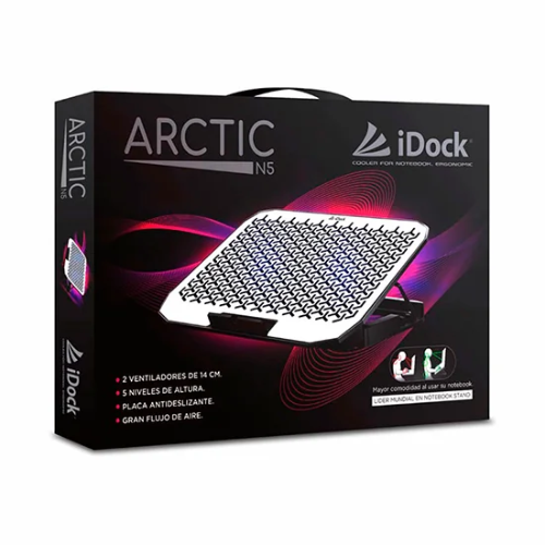 Cooler luxar aluminio  laptop