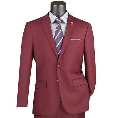 TRAJE VINCI BURGUNDY S2RK-7