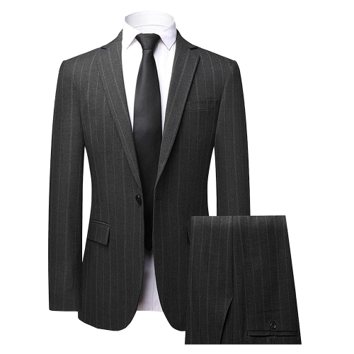 TRAJE KXY CHARCOAL S-8045