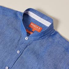 SS716 127-BLUEWAVE INSERCH CAMISA DE LINO