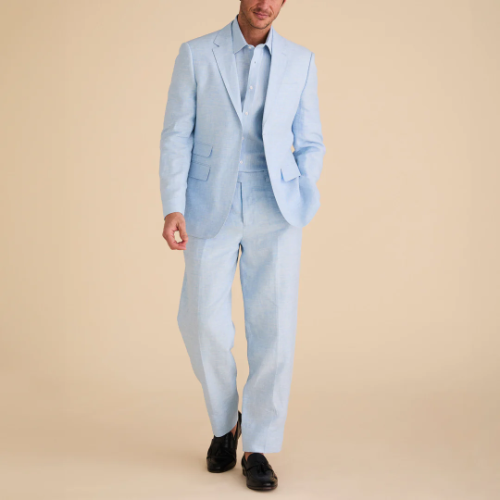 CHAQUETA DE LINO INSERCH BLUE SU880