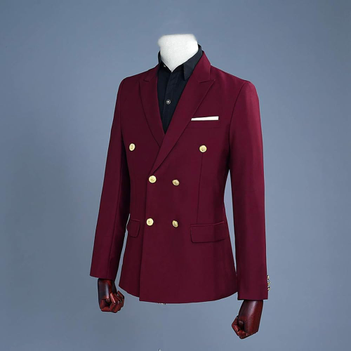 TRAJE TAZZIO BURGUNDY M356SK-04