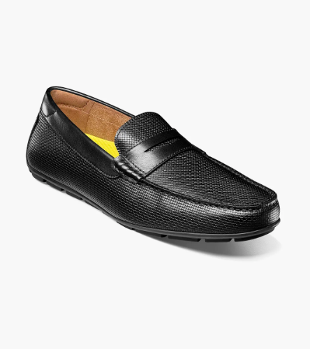 FLORSHEIM MOTOR PENNY DRIVER BLACK 13411