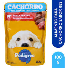 Alimento Humedo Para Cachorros Sabor A Carne Pedigree Sobre(s) de 100 g