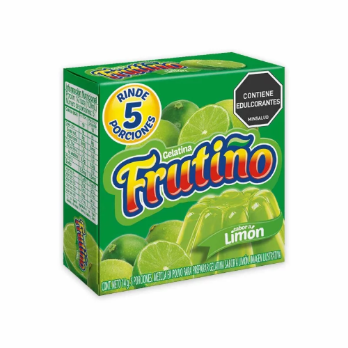 Gelatina Limón Frutiño  Caja(s) de 14 g