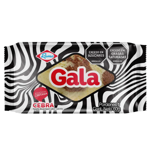 Gala Cebra Vainilla Bolsa 60 g