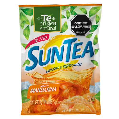 Bebida De Té En Polvo Mandarina Suntea Sobre(s) de 12 g