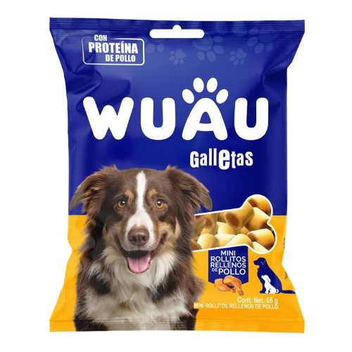 Galletas Wuau Para Perro sabor a Pollo 20 g