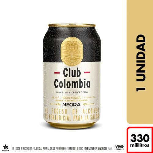 CLUB COLOMBIA NEGRA LATA 330 CM3