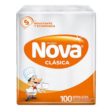 Servilleta Nova Clasica Paquete de 100 Unidades