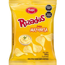 Yupi Rizadas Papas Fritas Onduladas Mayonesa Bolsa 36