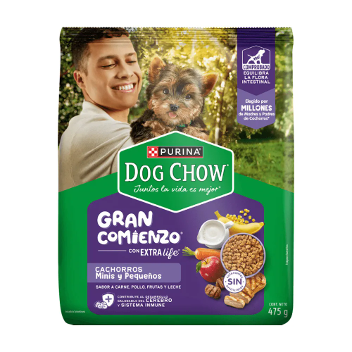 Alimento Para Cachorros Minis y Pequeños Gran Comienzo Dog Chow Bolsa(s) de 475 g