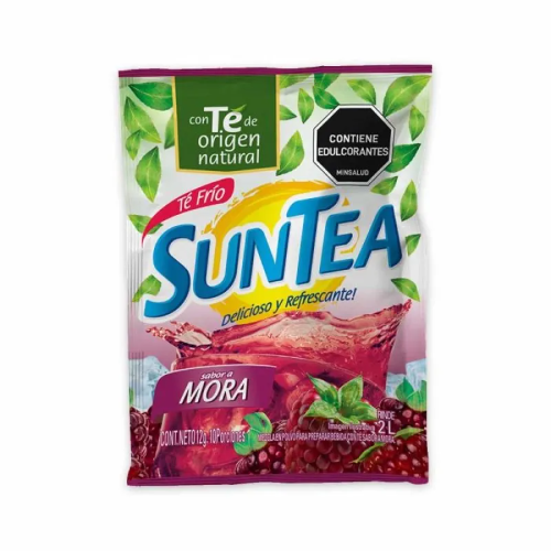 Te En Polvo Sabor A Mora Suntea Sobre(s) de 12 g