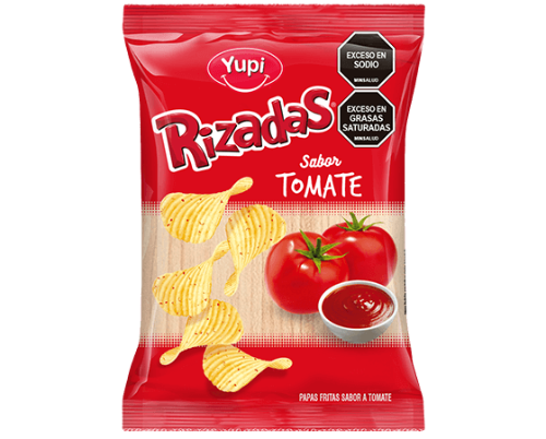 Yupi Botanas Rizadas Más Contenido Tomate Bolsa 36 g