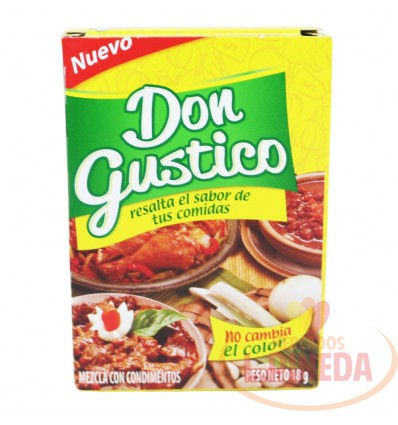 Don Gustico Mezcla con Condimentos Líquidos Cartón 18 g