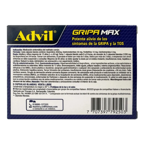 Advil Gripa Max