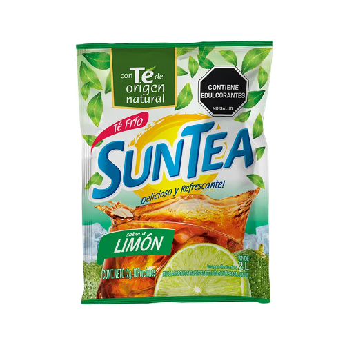 Bebida De Té En Polvo Limón Suntea Sobre(s) de 12 g