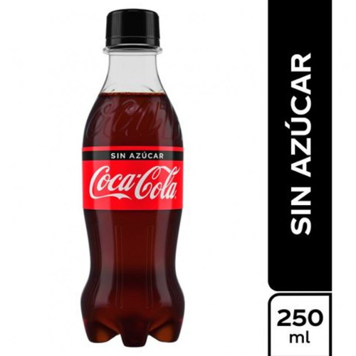 coca cola sin azucar 250ml
