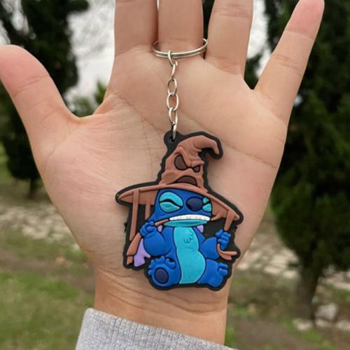 CHAVEIRO EMBORRACHADO STITCH DE HOGWARTS