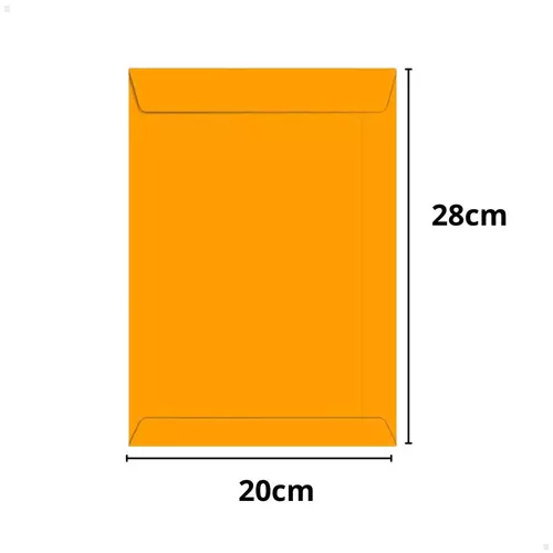 ENVELOPE SACO - KRAFT OURO 200X280MM