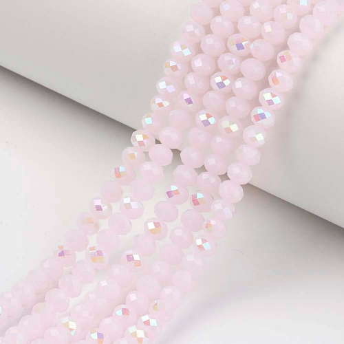 Cristal 6mm rosa bebé