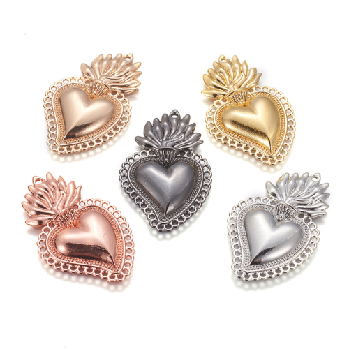 Dije sagrado corazón 40x25x3.5mm
