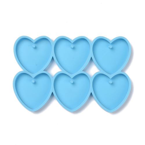 Molde de silicón corazones