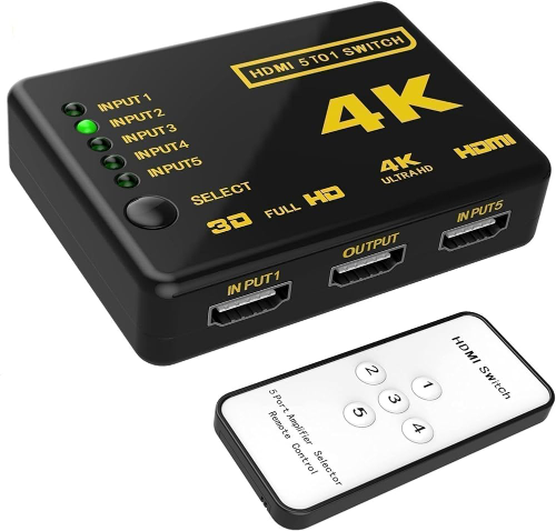 Switch HDMI con control 5x1 FC-8816