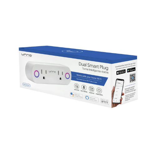 Dual smart plug UNNO PW5302WT