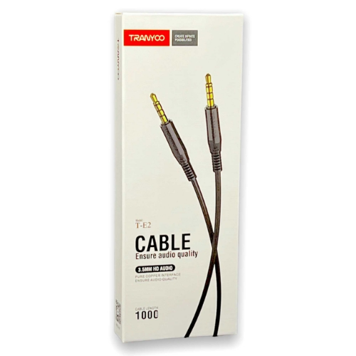 Cable aux 3.5mm 1m T-E1 T-E2 TRANYOO