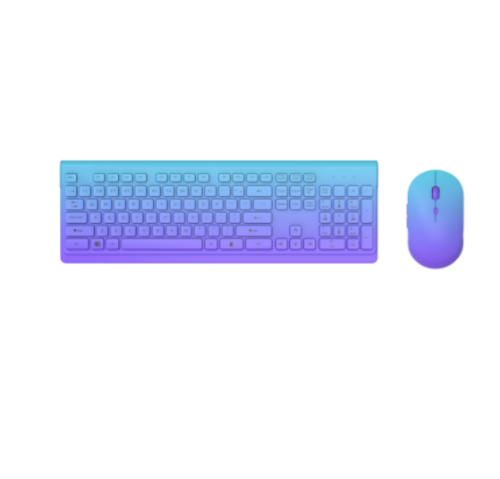 Set teclado y mouse morado Marvo WS010
