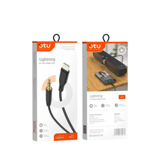 Cable de audio lightning a aux 3.5mm OTU X01-i