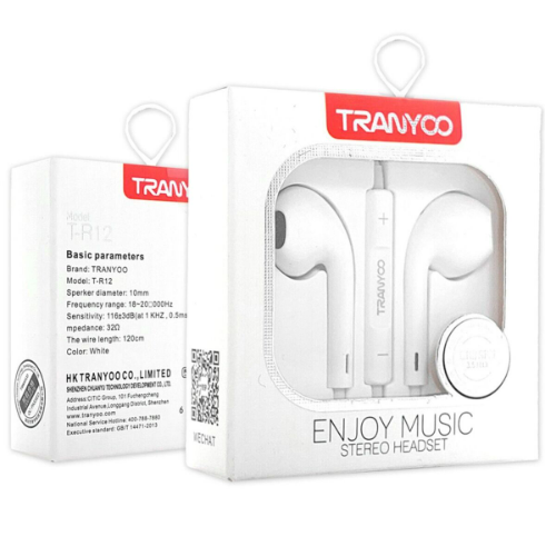 Audifono 3.5mm Tranyoo T-R12