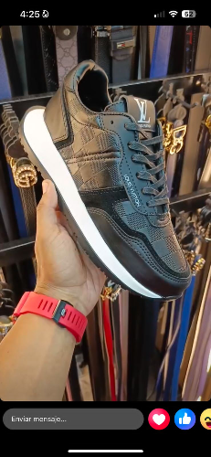 tenis louis vuitton suela blanca