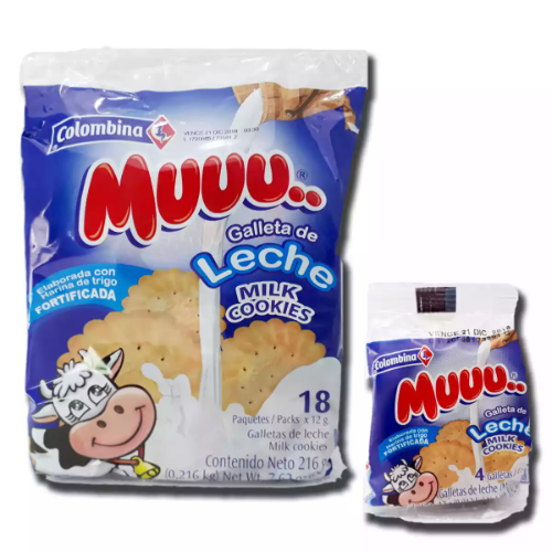 Muuu galleta leche trad rondalla - 12gr,