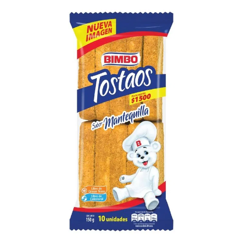 Tostados bimbo grandes