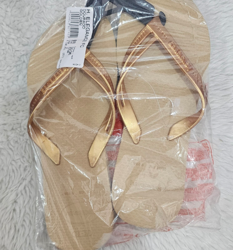 Sandalia Havaianas 35/36 Dourada