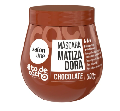 Mascara Salon Line Matizadora Chocolate 300g