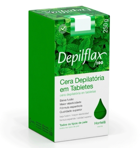 Cera Quente Depilflax Hortelã 250g